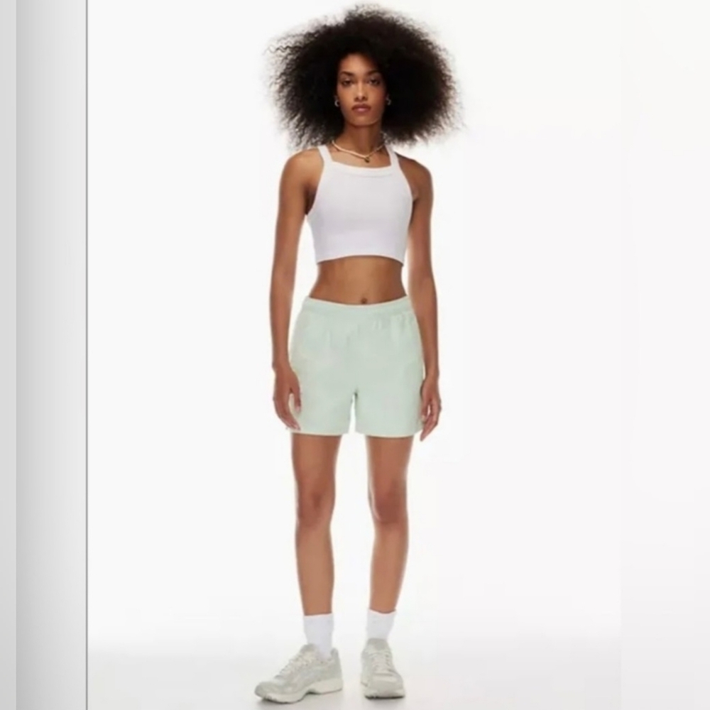 #299 TNA - Big Easy 7" Shorts- Brushed Green NWT- Size: M